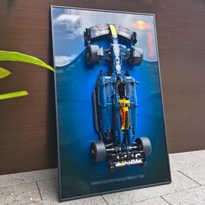 Display Wallboard for Lego Technic 42206 Oracle Red Bull Racing RB20 F1 Building Blocks,Adult Collectibles Wall Mount for Lego Car(No Car Included) Display Wallboard for Lego Technic 42206 Oracle Red Bull Racing RB20 F1 Building Blocks,Adult Collectibles Wall Mount for Lego Car(No Car Included)