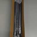 Black Shower Curtain Rod 31 to 80 Inch,1 Inch Diameter Adjustable Spring Tension Stainless Steel Telescoping Rod,Easy Install,No Rust