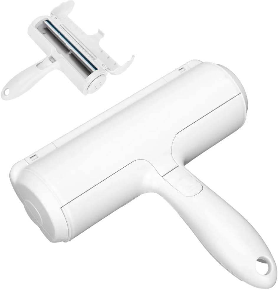 Pet Hair Remover, Reusable Self-Cleaning Lint Roller for Dogs & Cats, Fur Remover for Furniture, Couch, Carpet, Clothes, Bedding & Car, No Adhesive, Multi-Surface, Easy to Use