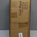 Coat Rack, Freestanding Coat Rack with 8 Hooks and 3 Adjustable Size Tree Coat Racks for Bedroom, Hallway, Entrance, Office, for Hats, Coats, Scarves, Handbags (1 PC, Black)