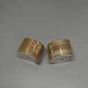 20 Yards Glitter Wired Ribbon with Metallic Edge, 2 Inch Christmas Ribbon for Wreath, Tree Decoration, Home Decor (Gold, 20 Yard)