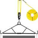 Deer Hanger, Elk Hoist Pulley Lift System with Gambrel, Hunting Game Hanging Kit for Deer Carcass/Butcher/Skinning, Max to 700 LBS, Wild Hunting Gifts for Men, Deer Hunting Accessories
