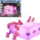 Paladone Minecraft Axolotl Light, Five Color Modes, Officially Licensed Lamp to Decorate Gaming Desk or Kids, Tweens and Gamers Room - Minecraft Gift