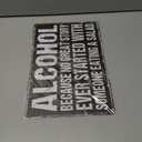 2 x YVHOGTA Funny Bar Metal Sign No Great Story Started with Salad Vintage Beer Sign for Home Bar Basement Garage Man Cave Decor 12x8 Inch