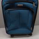 American Tourister Pop Max Softside Luggage with Spinner Wheels, Teal, 3-Piece Set (21/25/29)
