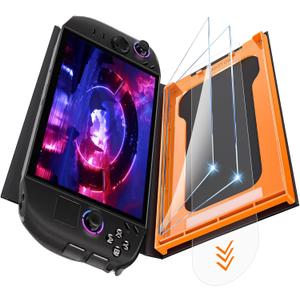 OMOTON 2 Pack Screen Protector for Lenovo Legion Go Gen 2, Handheld 8.8 inch 2025 with [Easy Installation Dust-Free Tool] Full Coverage, Transparent Ultra HD, Anti-Scratch, Anti-Fingerprint