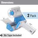 Mr. Pen- 3 inch Tape Gun Dispenser, Packing Tape Dispenser Gun, 3 inch Packing Tape Gun, Heavy Duty Tape Dispenser, Shipping Dispenser, Packaging Tape Dispenser (Blue)