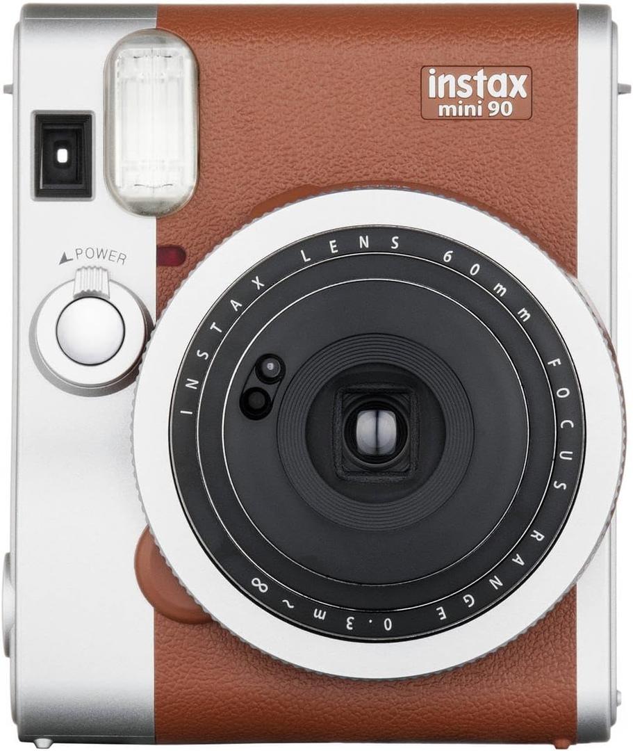 Fujifilm Instax Mini 90 Instant Film Camera (Brown)