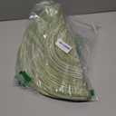 FunWheat Round Braided Placemats Set of 6 Place mats for Dining Tables Woven Heat Resistant Table Mats 15 inch (Light Green)