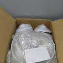 Fivenl 8 Pcs Cake Stand White Metal Dessert Table Display Set, 3-Tier Cupcake Stand, Cake Display Tower and Cookie Tray Rack Serving Tray for Birthday Party, Weddings, Baby Shower (White)