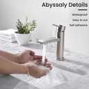 Abyssaly Marble Contact Paper for Countertops 23.6" x 118", White Gray Faux Marble Wallpaper Peel and Stick, Self Adhesive Removable Wall Paper for Kitchen Backsplash