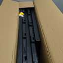 Package Delivery Box for Outside with Sign, 48 Gallon Storage with Lockable Secure, Large Double Wall Resin Outdoor Package Delivery Waterproof (Black)