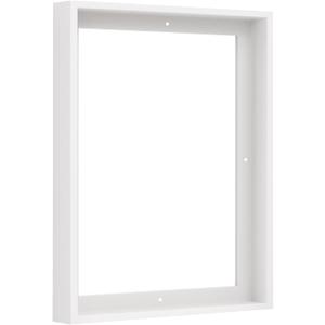 PIXY CANVAS Floater Frame 12x16 for 1-1/2 (1.5) inch Deep Canvas Paintings/Canvas Prints/Wood Canvas Panels/Wall Art/Wall Decor/Home Decor/Artwork (White, 12 x 16 inch, Portrait)