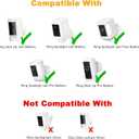 Ring Camera Solar Panel Charger, Compatible with Stick Up Cam Battery, Ring Spotlight Plus/Pro, Waterproof 4w6v (Black 2Pack)