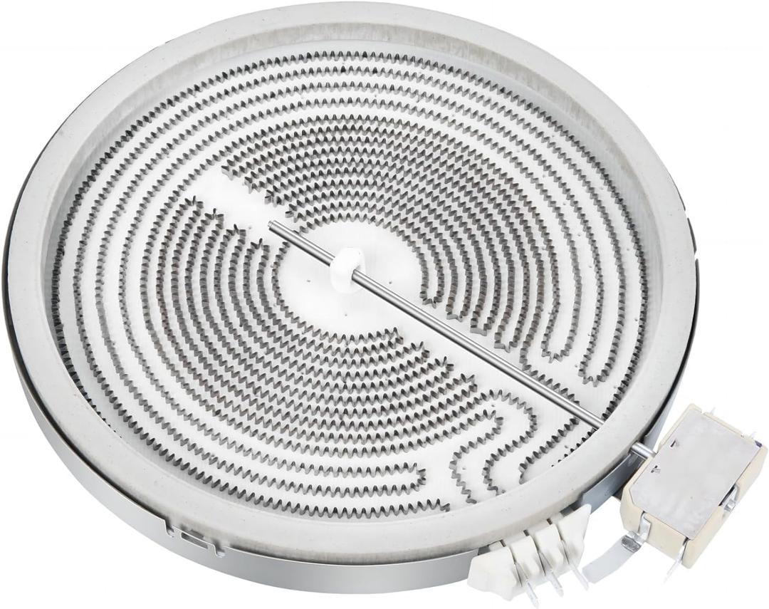 Upgraded WB30X24111 9in Dual Range Radiant Surface Element Compatible with GE Range radiant element 9in, Glass Cooktop Replacement Dual Radiant Surface Element Replace WB30T10133 AP5989975 4465256