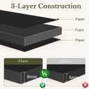 Ndsox 3 Pack Black Foam Board 24"x36", 0.23" Thick Foam Core Poster Board