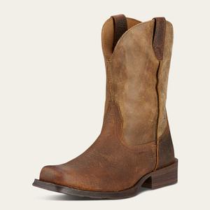 Ariat Men's Rambler 11 Western Boots - Square Toe
 (10.5 Wide, Brown)