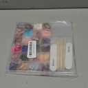 FANDAMEI Press on Nails, 24 Colors 576PCS Press on Nails Almond, Matte Glossy Fake Nails Short Almond, Glitter Fake Nails, Press on Nails French Tip Natural for Nail Art