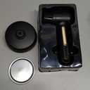 Vacuum Sealer for Food, 60kPa Powerful Compact Handheld Vacuum Sealer Machine with 10 Reusable Bags & 10 Mason Jar Lids, Cordless Portable Food Savers for Preservation (Black)