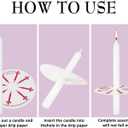 400 Pack White Taper Candles with Drip Guards & Paper Holders - 5 Inch Odorless Religious Candles for Church Prayers, Sabbath Ceremonies, & Home Decorations