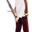 fun shack Boys Viking Costume for Kids, Child Viking Outfit for Boys and Girls, Kids Viking Dress Up Costumes (X-Large, Brown)
