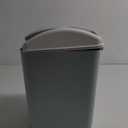 Kekow 4.5 Gallon Small Plastic Trash Can, Swing Lid Waste Can, Blue