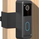 Anti-Theft Blink Doorbell Door Mount,Only for All-new Blink Video Doorbell (2nd Gen) No-Drill Mounting Bracket cover Holder Not Block Doorbell Sensor Easy to Install Blink Video Doorbell Accessories