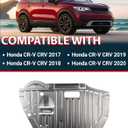 Engine Splash Shield Guard Compatible with CR-V CRV EX EX-L 1.5L 2017-2020, Under Car Splash Shield Lower Cover Board Replace #74112-TLA-A01 74112TLAA01