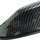 Car Shark Fin Antenna Cover, Roof Aerial Base AM/FM Radio Signal for Car SUV Truck, Vehicle Shark Fin Shape Cover with Adhesive Tape, Car Accessories Antenna Replacement Fits Most Cars (Carbon Fiber)