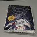 Spider Web Halloween Decoration Outdoor Lights, 125 Purple LED Light Up 16.4Ft Giant Spiderweb & 22 Small Fake Spiders & 20g Stretch Cobweb, 8 Modes Remote Control Lighted Decor for Yard Outside