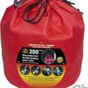 Titan Clear Dual-Direction Shingle & Gutter Christmas Light Clips 200 Count - Includes Bonus Outdoor Light Clip Storage Bag & Belt Clip Carabiner for Easy Installation