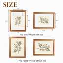 Set of 3 Photo Frame 12 X 16 Vintage Picture Frame for Wall or Tabletop
8x10" Picture with Mat or 12x16" Picture without Mat Wall Decor Gift for Living Room, Kitchen, Office