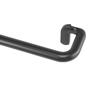 Umbra Twilight Curtain Rod Set Wrap Around Design Ideal for Blackout or Room Darkening Panels, 66 to 144 Inches, Black