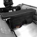 Seamax Sunlitec Inflatable Boat Bench Seat Cushion and Detachable Seat Bag Combo, with Reflective Line, Size A - 30" for 230-260 Boats