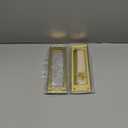 QCAA Solid Brass Mail Slot, with Solid Brass Interior Frame,10" x 3", Polished Brass, 1 Pack, Made in Taiwan