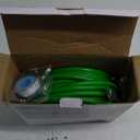 Sewer Jetter Kit for Pressure Washer,Water Jet Drain Cleaning Hose with Corner Rotating Button Spring Nose 1/4" NPT Sewer Cleaning Tool High-Pressure Nozzles,5800 PSI 50 FT (Green)