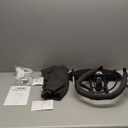 HKAI Baby Bouncer, Portable Baby Bouncer Seat for Babies 0-18 Months, 100% Cotton Fabrics, 3 Modes of use with Rocker and Stationary Options, Infant Rocker Chair with Hanging Toys-Dark Grey