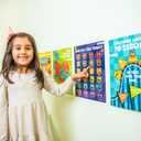 Open The Joy Emotions Poster Pack  Feelings Chart & Emotion Recognition Visuals for Kids | Social Emotional Learning (SEL) Posters for Preschool, Home & Classroom | Ages 2+