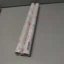 Dimoon 78.7"x17.3" Peel and Stick Wallpaper Floral Contact Paper Boho White Pink Flower Wallpaper Removable Wall Paper Self Adhesive Modern Contactpaper for Cabinets Drawers Bedroom Thicken Vinyl