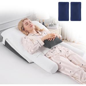 ROYALAY Wedge Pillow Set for After Surgery, Adjustable Pillow for Sleeping