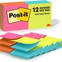 Post-it Pop-up Notes 3x3 in, 12 Pads, America'ss #1 Favorite Sticky Notes, Alternating Colors, Poptimistic Collection. Clean Removal, Recyclable (R330-N-ALT)