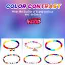 AICase for Korea-Pop Merch Toys Gifts Doll Costume Bracelets 6 Pcs Stackable Stretch Friendship Beaded Bracelets Outfit Cosplay Merchandise Jewelry Gifts for Fans Women Christmas Stocking_2