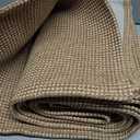 Soalmost Runner Rug 2'6" x 10' Washable Non-Slip Runner Rugs for Kitchen Bathroom Laundry Room Vintage Ultra Thin Runners for Hallway Entryway Beige
