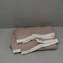SE SOFTEXLY 4-Layer Cotton Throw Blanket, Light & Breathable, All Season, Muslin Blanket for Adults (50"x60", Coffee)