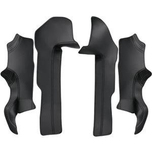 4Pcs Door Sill Protector Cover for Tesla Model Y Juniper 2025 2026 Front & Rear Leather Door Entry Guard Threshold Strip Cover