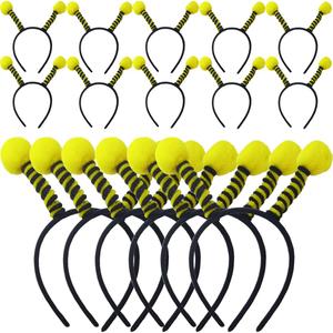 TIHOOD 14PCS Bee Tentacle Headbands Bee Hair Bands Hair Hoop for Women Girls Halloween Christmas Party Supplies (universal)