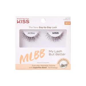 KISS My Lash But Better, False Eyelashes, 'All Mine', 10mm, Includes 1 Pair Of Lash, Easy to Apply, Reusable Lash Clusters