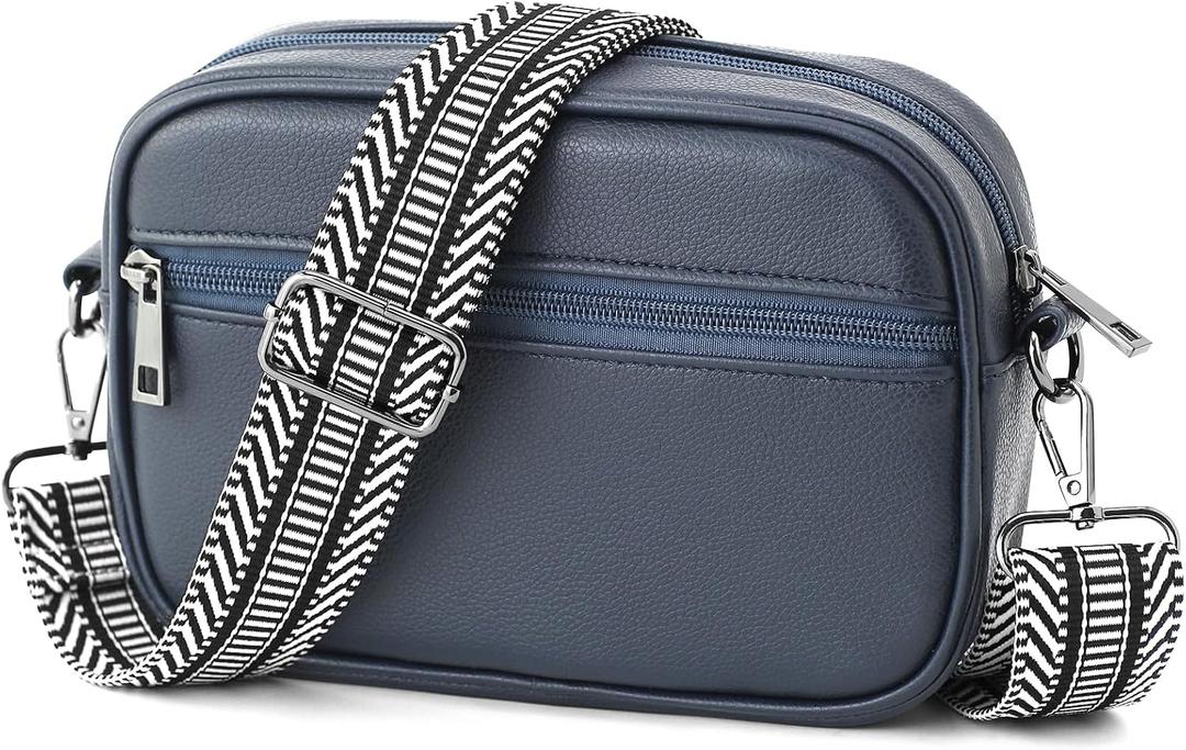 Small Crossbody Bags For Women, RFID Shoulder Bag With Wide Strap