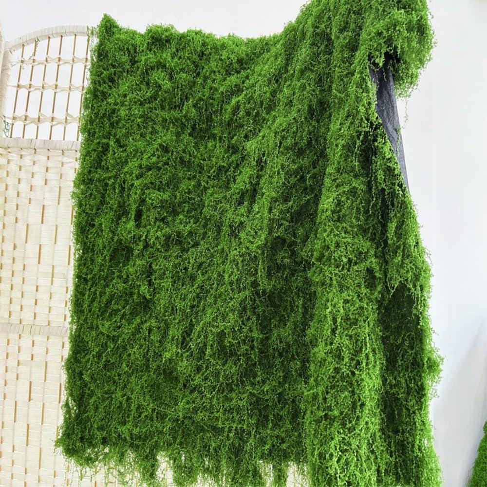 Fake Moss for Crafts 39.37" x 39.37" Artificial Moss for Indoor Plants Decorating Dark Green Faux Grass for Planters Crafts DIY Table Centerpieces Fairy Garden Floral Wedding 100 x 100cm