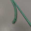 Weaver Equine 50" Stock Whip Horse Training Whip With Comfort Grip Rubber Handle, Horse Control, Show Ring Competition Accessory, Green/White
